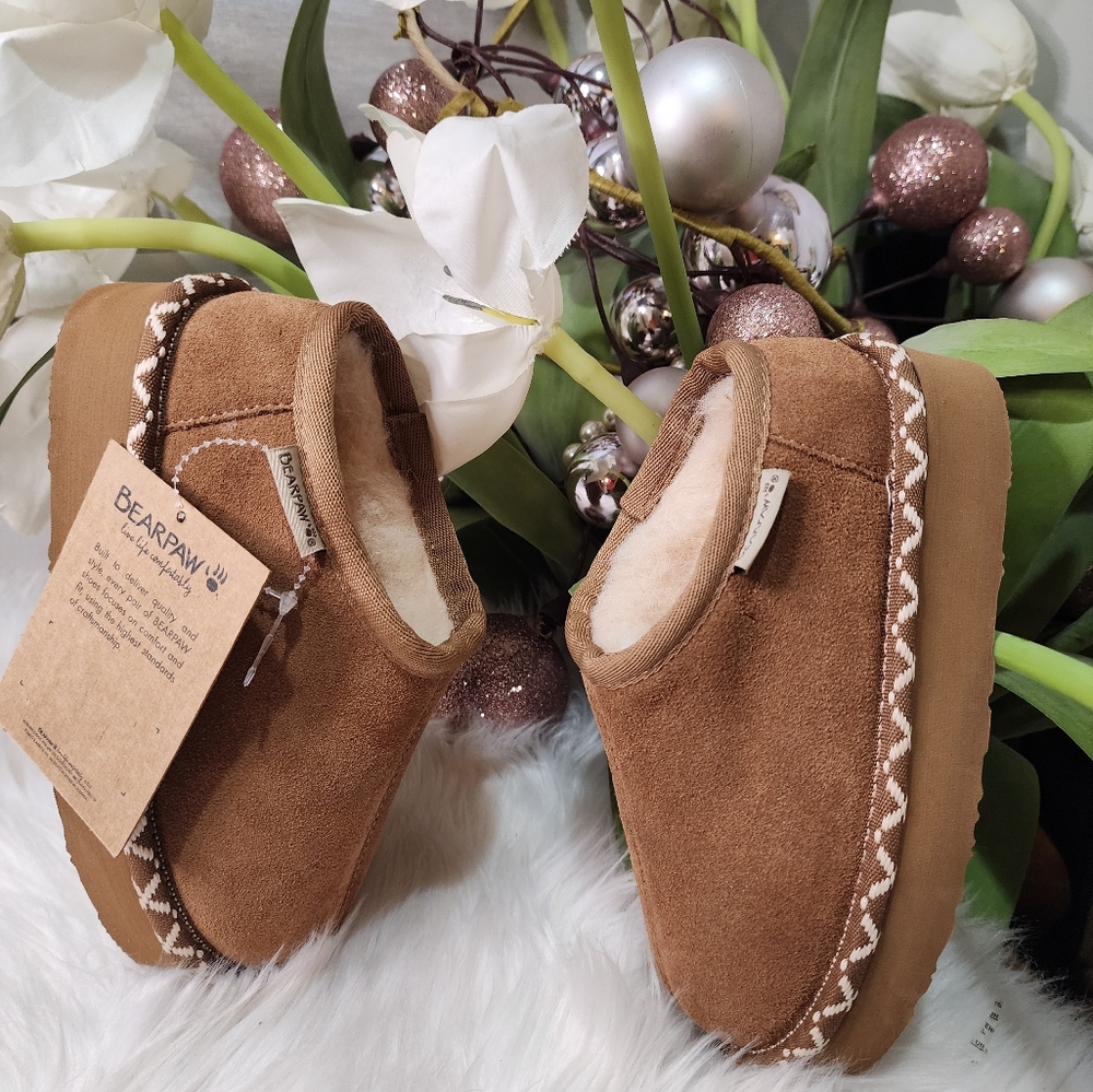 Bearpaw Tabitha Youth Slippers new - Picture 1 of 5